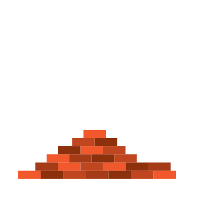 Pile of bricks clipart