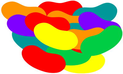 Pile of Jelly Beans clipart