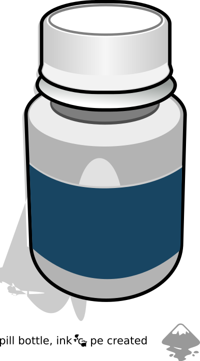 Pill bottle clipart