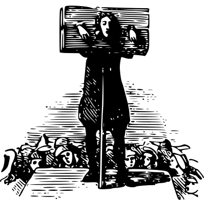 Pillory clipart
