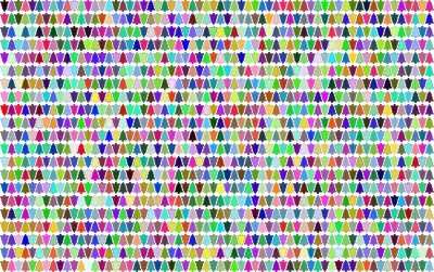 Pine Christmas Tree Pattern Colorful clipart
