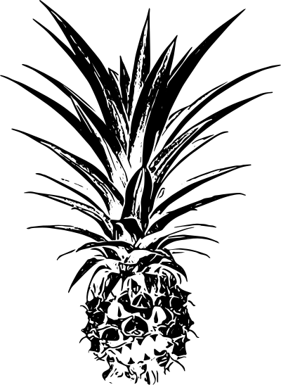 Pineapp-o-lantern clipart