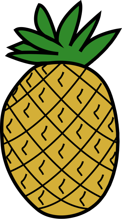 Pineapple 3 clipart