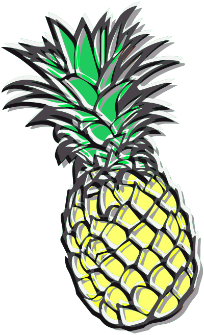 Pineapple 5 clipart
