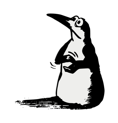 Pingouin Applaudissant - Applauding Penguin clipart