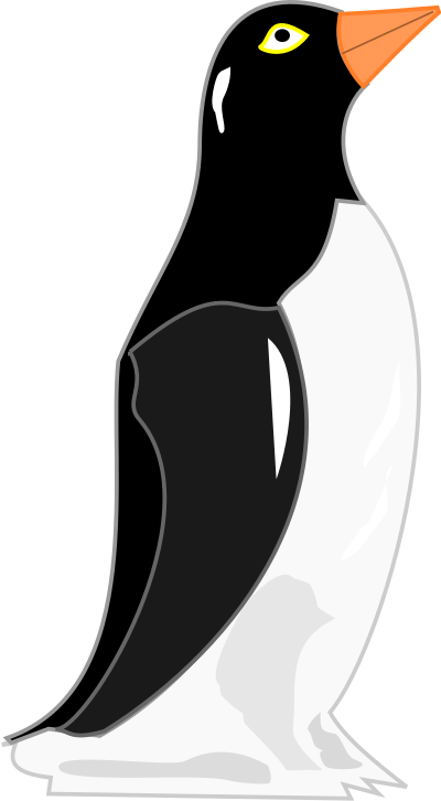 PINGUIM DE GELADEIRA clipart