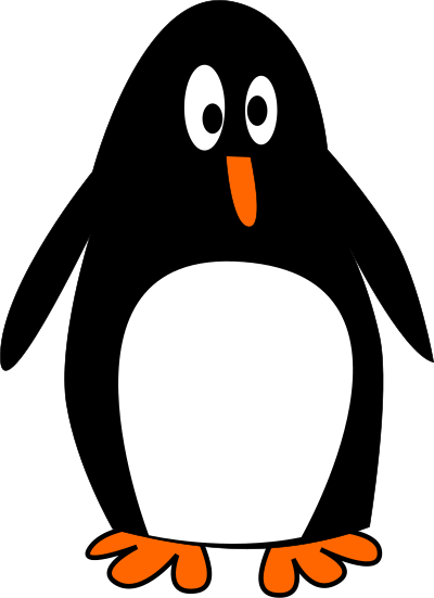 Pingüino clipart