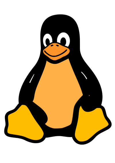 Pinguino Linux clipart