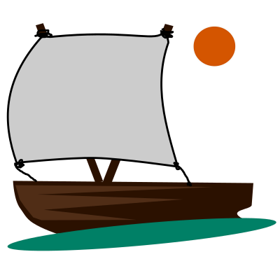 Pinisi-boat clipart