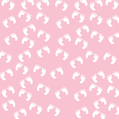 Pink Baby Foot Prints clipart