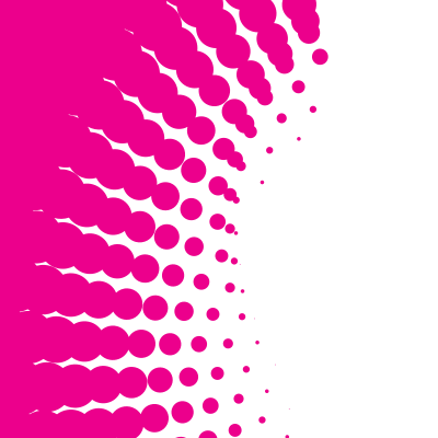 Pink background white halftone design clipart