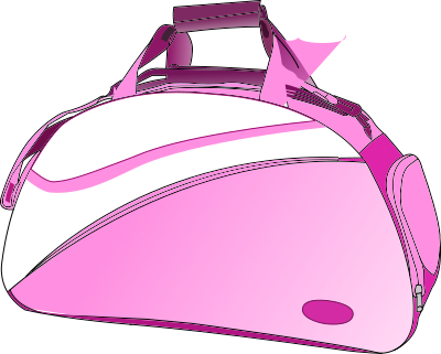 Pink bag clipart