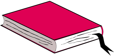 Pink Book, no shadow clipart