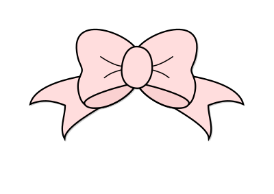 Pink Bow clipart
