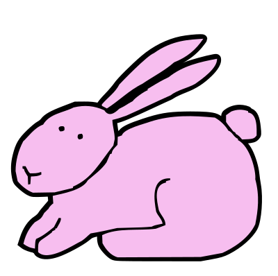 Pink Bunny - Fix Remix clipart