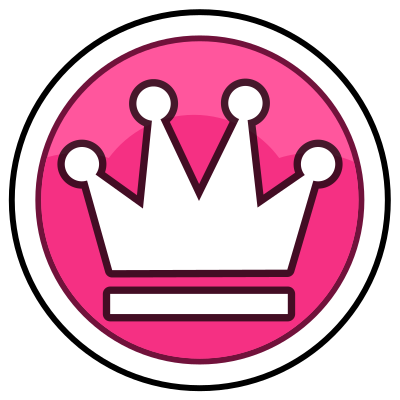 Pink button "Leaderboards" clipart