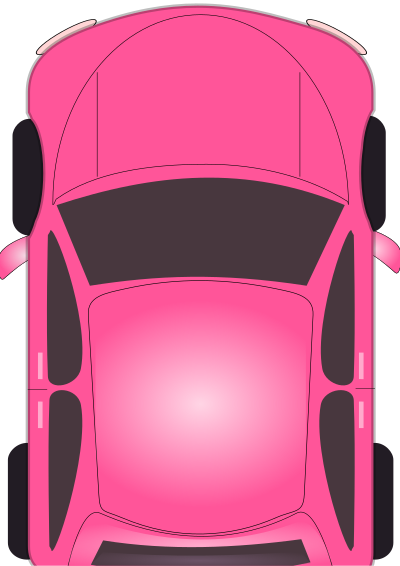 Pink Car clipart