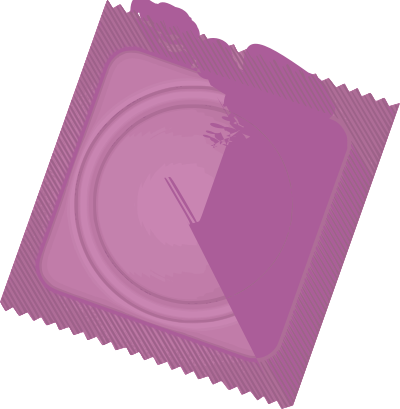 Pink Condom Package clipart