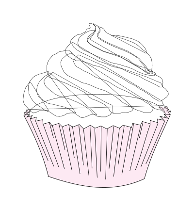 Pink Cupcake clipart