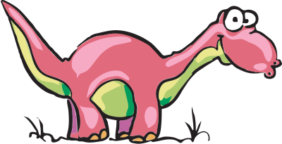 Pink Dino clipart
