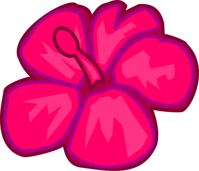Pink flower clipart