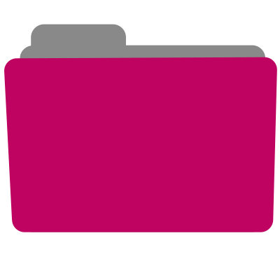 Pink Folder Icon clipart