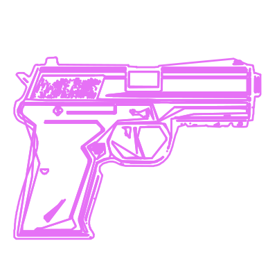 Pink Gun clipart