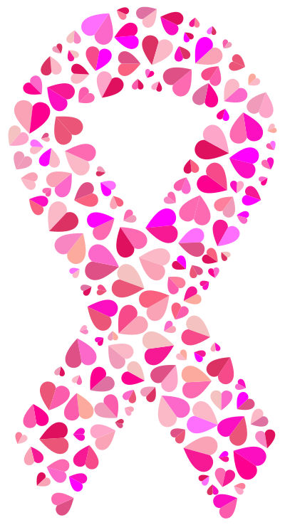 Pink Hearts Ribbon clipart