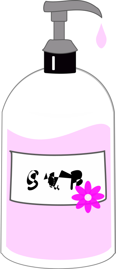 Pink Liquid Soap clipart
