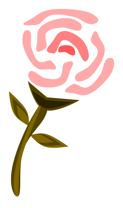 Pink Rose clipart