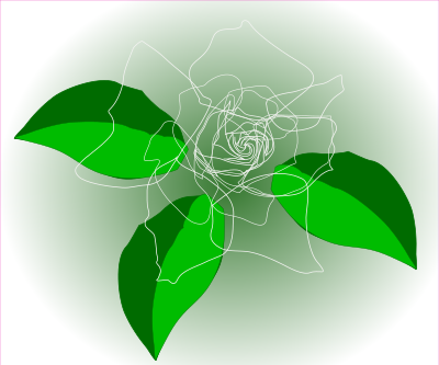 Pink rose - fixed clipart