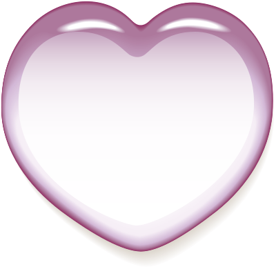 Pink Shiny Heart clipart