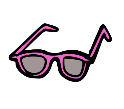 Pink Sunglasses clipart