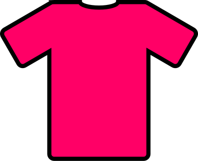 Pink t-shirt clipart