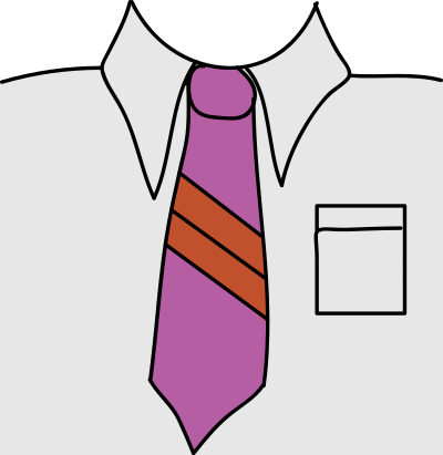 Pink Tie clipart