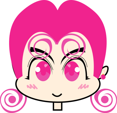 Pinky lady clipart
