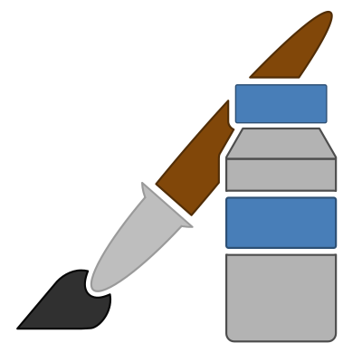 Pinta flat icon clipart
