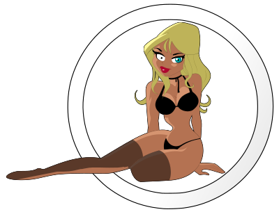 Pinup clipart