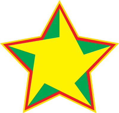 Pinwheel star clipart