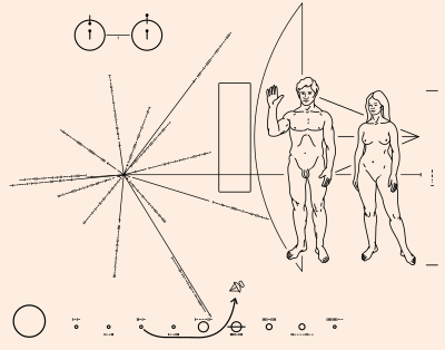 Pioneer Plaque clipart