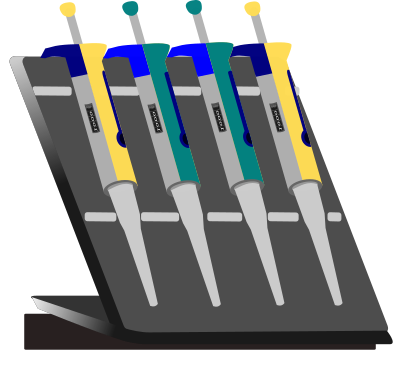 Pipette stand clipart