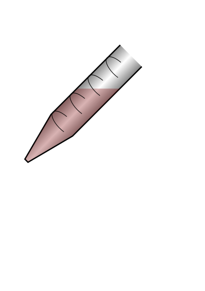 Pipette with Medium clipart