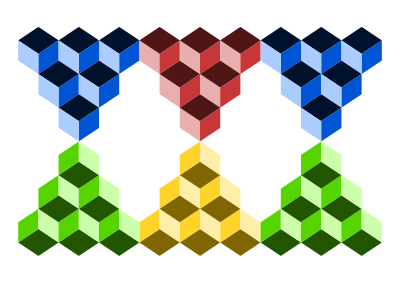 Piramides 3D clipart