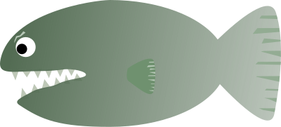 Piranha / Piraña clipart