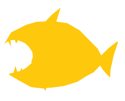 Piranha refixed clipart