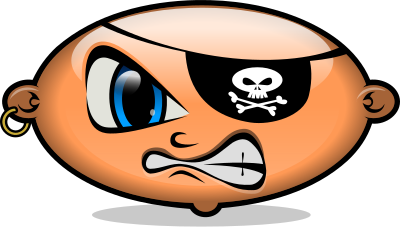 Pirate Bean clipart