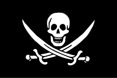 pirate flag - Jack Rackham clipart