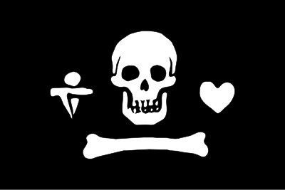 pirate flag - Stede Bonnet clipart