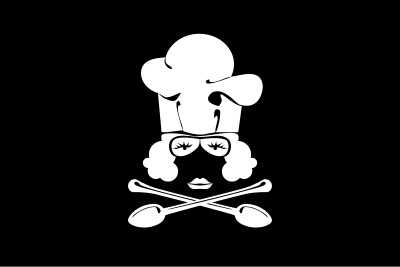 Pirate kitchen flag clipart