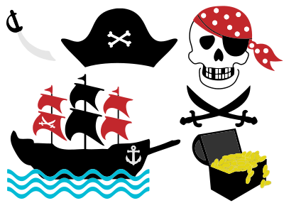 Pirate Paraphernalia clipart